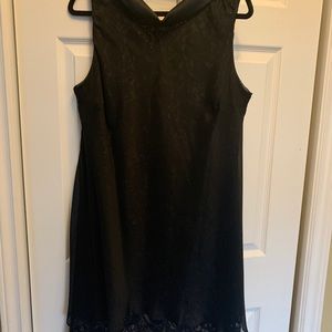 SLNY black cocktail dress